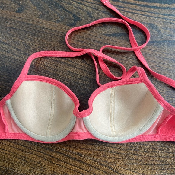 Victoria Secret Coral Bikini Top - Size 34B - Picture 6 of 8